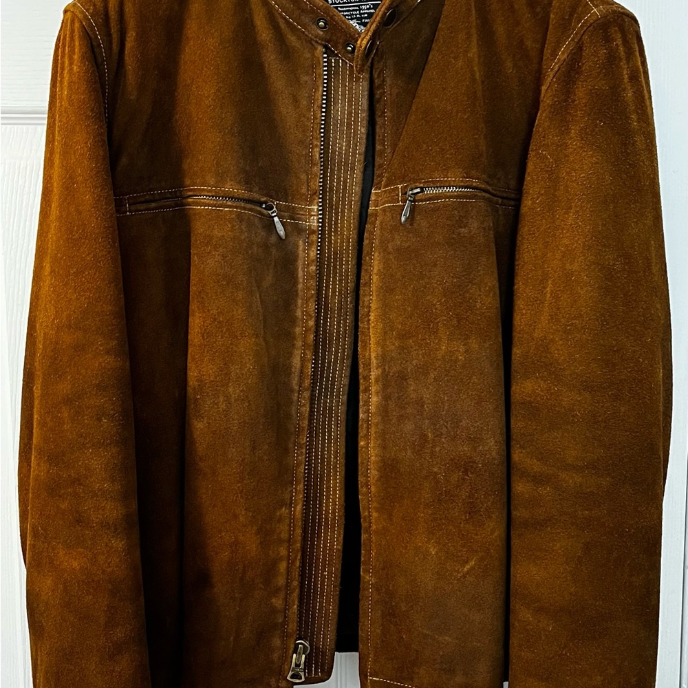 Selling a lightly used J. Crew Stockton Racer leather jacket.
